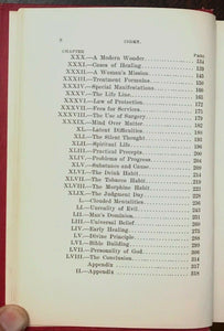 CHRISTOLOGY: SCIENCE OF HEALTH & HAPPINESS - Sabin, 1906 - METAPHYSICAL HEALING