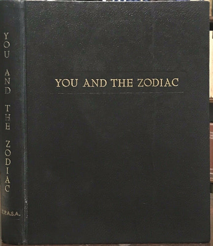 YOU AND THE ZODIAC - 1st Ltd Ed, 1959 ASTROLOGY ZODIAC PERSONALITIES MAPS POSTER