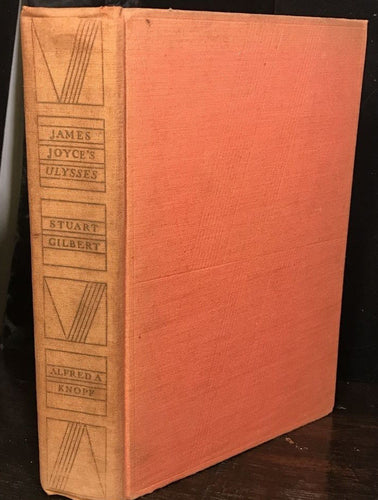 JAMES JOYCE'S ULYSSES: A STUDY, Stuart Gilbert - 1st American Ed, 1931 CRITICISM