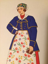 NATIONAL COSTUMES - Lepage-Medvey - POCHOIR PRINTS, East Europe - 1st Ed, 1939