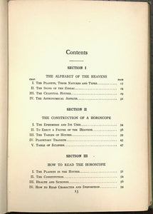 SEPHARIAL - ASTROLOGY: HOW TO MAKE AND READ YOUR OWN HOROSCOPE - 1900s ZODIAC