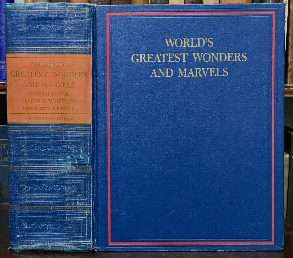 Vintage Worlds Greatest Wonders on sale And Marvels 1941 Encyclopedia Harold Wheeler