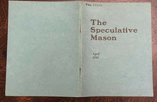 THE CO=MASON Journal - 1st, April 1941 - MEN WOMEN FREEMASONRY MASONIC MYSTERIES