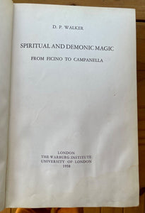 SPIRITUAL AND DEMONIC MAGIC - 1st, 1958 - ASTROLOGY MAGICK OCCULT DEMONS ANGELS