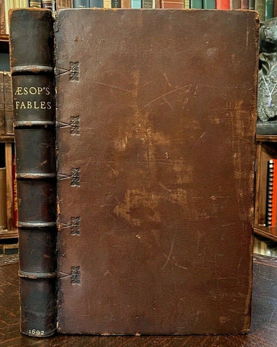 FABLES OF AESOP - L'Estrange, 1st 1692 - MORAL MORALITY LESSONS MYTHOLOGY MYTHS