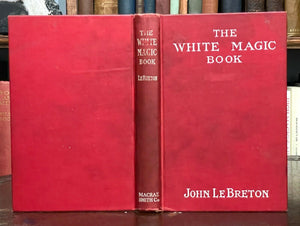 THE WHITE MAGIC BOOK - LE BRETON, 1920 DIVINATION PROPHECY MAGICK ORACLE FORTUNE