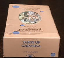 TAROT OF CASANOVA - 1st Ed, 2003 Lo Scarabeo - EROTIC TAROT CARDS, NEW OLD STOCK