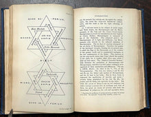 KABBALAH UNVEILED - Mathers, 1st 1887 MAGICK ZOHAR CABBAL KABBALIST GOLDEN DAWN