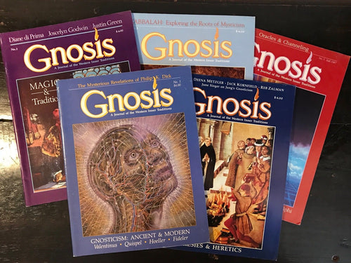 GNOSIS MAGAZINE ISSUES 1-5, 10-13, RELIGIOUS SPIRITUAL ESOTERIC OCCULT 1985-1988