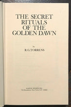 THE SECRET RITUALS OF THE GOLDEN DAWN - Torrens, 1st 1973 MAGICK OCCULT RITUALS