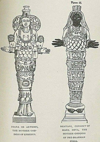 PHALLICISM IN ANCIENT WORSHIPS - 1875 ANCIENT RELIGION PHALLIC SEX FERTILITY