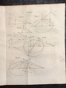 1804 - ELEMENTS OF THE CONIC SECTIONS, Dr. Robert Simson, GEOMETRY MATH