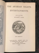 ARABIAN NIGHTS ENTERTAINMENTS - Lang, Ford Illustrations - New Impression, 1923