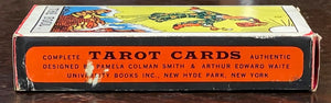 UNUSED 1960s Vintage SMITH-WAITE TAROT CARD DECK - UNIVERSITY BOOKS, PINK ANKHS