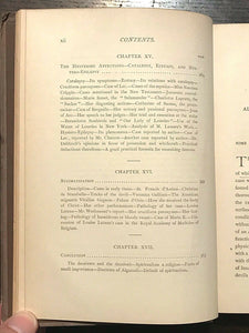 SPIRITUALISM AND CAUSES & CONDITIONS OF NERVOUS DERANGEMENT - Hammond, 1st, 1876