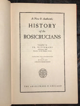 A NEW & AUTHENTIC HISTORY OF THE ROSICRUCIANS; Fr. Wittemans, 1st/1st 1938