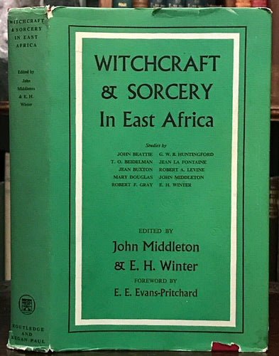 WITCHCRAFT & SORCERY IN EAST AFRICA - 1st 1963 - AFRICAN WITCH SORCERER MAGICK