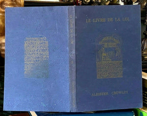 LIVRE DE LA LOI - 1st Ltd Ed, 1975 - ALEISTER CROWLEY - BOOK OF THE LAW, THELEMA