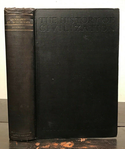 THE GEOGRAPHY OF WITCHCRAFT - Montague SUMMERS, 1st 1927 - WITCHES DEMONS MAGIC