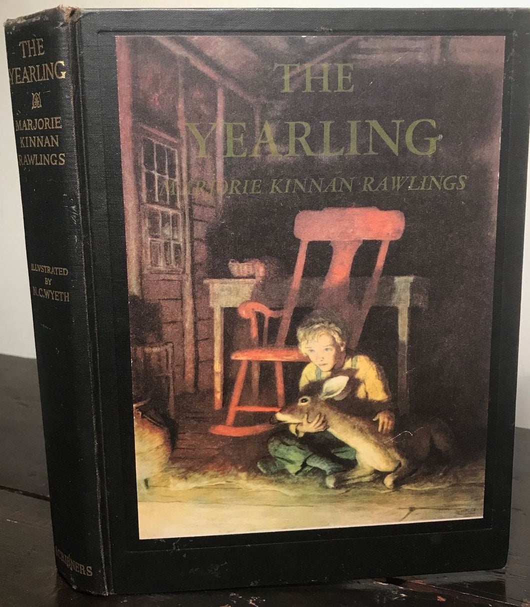 THE YEARLING by Marjorie Rawlings, Illustrated by N.C. Wyeth, 1946