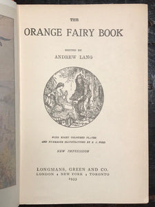 THE ORANGE FAIRY BOOK - Lang, H.J. Ford Illustrations - New Impression, 1933