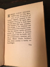 MORALITY OF THE PROFESSION OF LETTERS - Robert Stevenson, Ltd. 1st Ed, 1899 RARE