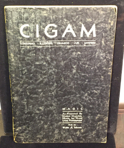 MAGIC AS PRESENTED BY MODERN MAGICIANS, Walter Schwartz 1st/1st 1931 MAGIC CIGAM