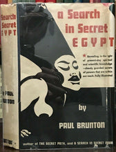 A SEARCH IN SECRET EGYPT - 1st Ed 1936 ANCIENT EGYPTIAN MAGICK OCCULTISM OCCULT