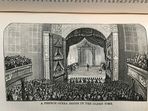 BEFORE THE FOOTLIGHTS AND BEHIND THE SCENES - 1870 Burlesque Circus Opera Actors