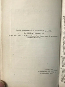 HOW TO AMUSE AN EVENING PARTY - Dick & Fitzgerald, 1st 1869 - GAMES MAGIC TRICKS