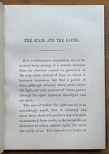 THE STARS AND THE EARTH - Eberty, 1882 - ASTRONOMY, SPACE, NATURAL SCIENCES