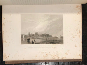 THE RURAL CEMETERIES OF AMERICA: GREEN-WOOD ILLUSTRATED - 1st Ed, 1847 GRAVEYARD