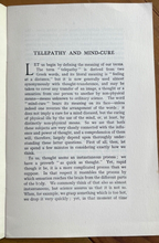 TELEPATHY & MIND-CURE - Leadbeater, 1926 - THEOSOPHY OCCULT MENTAL SPIRIT