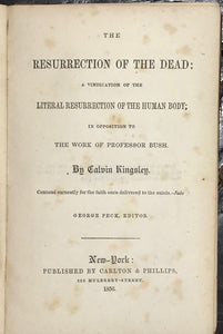 1856 - THE RESURRECTION OF THE DEAD: LITERAL RESURRECTION OF THE HUMAN BODY