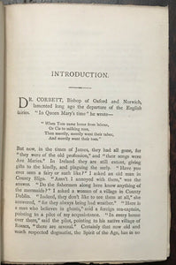 FAIRY AND FOLK TALES OF THE IRISH PEASANTRY - W.B. Yeats, 1st 1888 FAE WITCHES