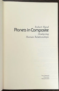 PLANETS IN COMPOSITE - Hand, 1st 1975 - ASTROLOGY, RELATIONSHIPS - SIGNED