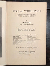 SIGNED - YOU AND YOUR HAND by CHEIRO - 1st/1st 1932 - Palmistry Astrology Occult