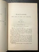 RAGNAROK: AGE OF FIRE AND GRAVEL, Donnelly, 1st 1883 VANISHED CIVILIZATION COMET