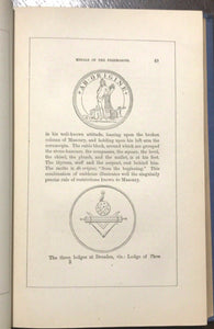 MASONIC SKETCH BOOK: MASONIC LITERATURE - 1st Ed, 1874 - FREEMASONRY MYSTERIES