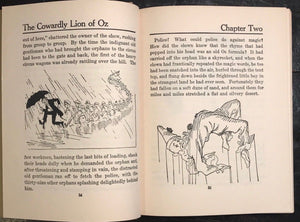 THE COWARDLY LION OF OZ - RUTH PLUMLY THOMPSON 1923 - Frank Baum Wizard of Oz