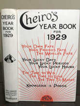 CHEIRO'S YEAR BOOK 1929 - CHEIRO 1st/1st - ASTROLOGY, NUMEROLOGY, DIVINATION