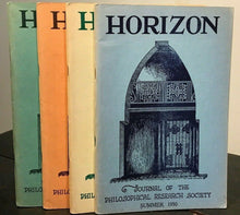 MANLY P. HALL - HORIZON JOURNAL - Full YEAR, 4 ISSUES, 1950 - PHILOSOPHY OCCULT