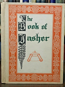 BOOK OF JASHER, SACRED BOOK OF THE BIBLE - 1965 ROSICRUCIAN AMORC MAGIC JEWS