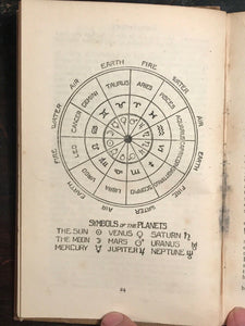 FIRST PRINCIPLES OF ASTROLOGY - Gaston, 1st Ed 1927, ZODIAC DIVINATION ASTROLOGY