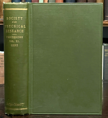 1895 - SOCIETY FOR PSYCHICAL RESEARCH - OCCULT SPIRITUALISM MAGIC GHOSTS PSYCHIC