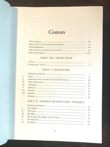 Aleister Crowley, MAGICK LIBER ABA BOOK 4 PARTS I - IV - OCCULT MAGIC WITCHCRAFT