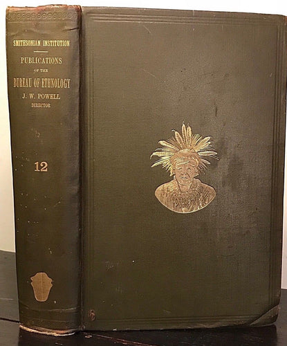 1894 - INDIAN MOUNDS: BUREAU OF ETHNOLOGY: NATIVE AMERICAN BURIAL PRACTICES