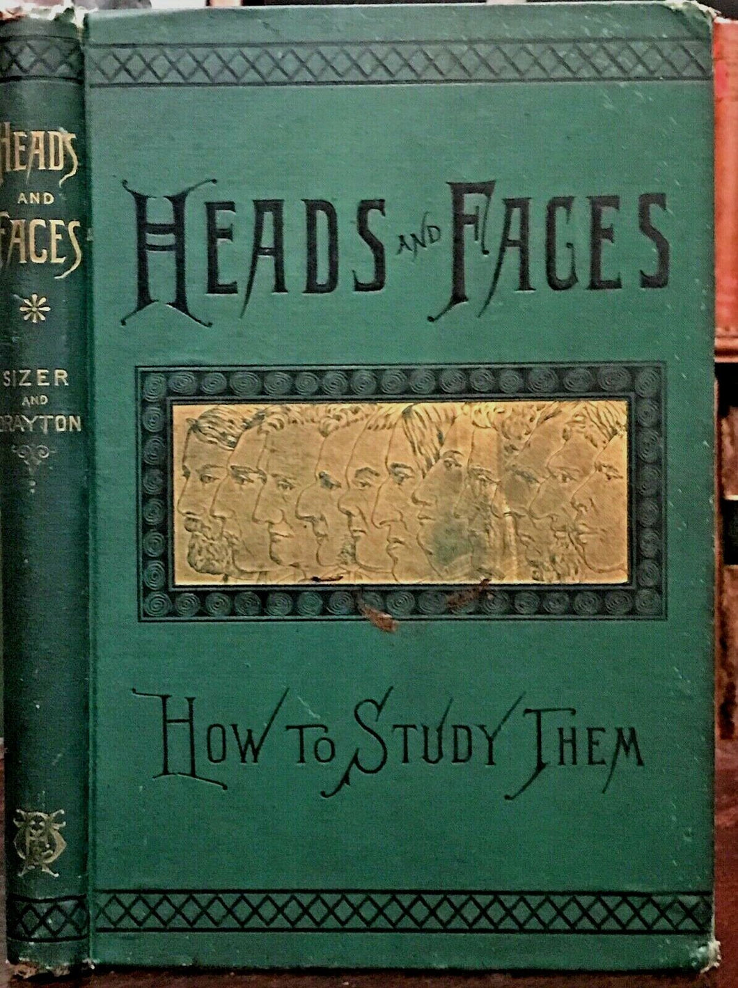 HEADS AND FACES  HOW TO STUDY THEM - Sizer, 1st 1885 PHRENOLOGY PHYSIOGNOMY