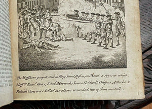 1770 FREEHOLDER'S MAGAZINE - FIRST ORIGINAL ENGRAVING OF BOSTON MASSACRE