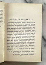 MRS. PIPER AND THE SOCIETY FOR PSYCHICAL RESEARCH - 1904 MEDIUM SPIRITS MESSAGES